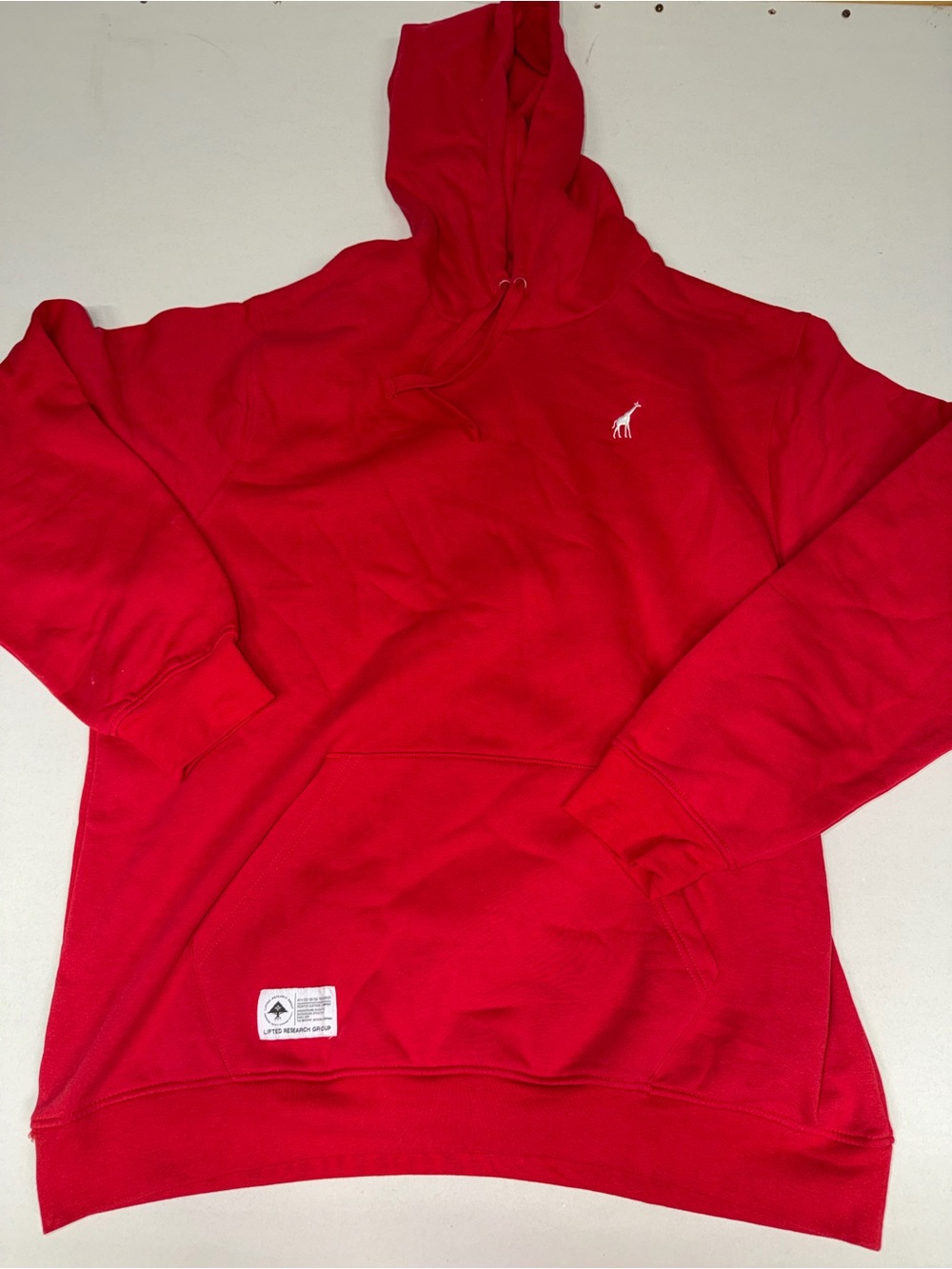 Mens LRG Lifted Research Group Red Hoodie Size 2XL